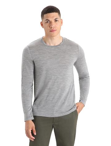 Long Sleeve Icebreaker Merino Sphere II T-Shirt Męskie Szare | PL 1717GSOL